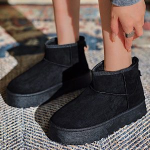 Bottines noires en suédine - MAVE TENDANCE Saint-Dizier