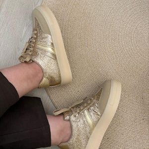 Baskets dorées "Alma"