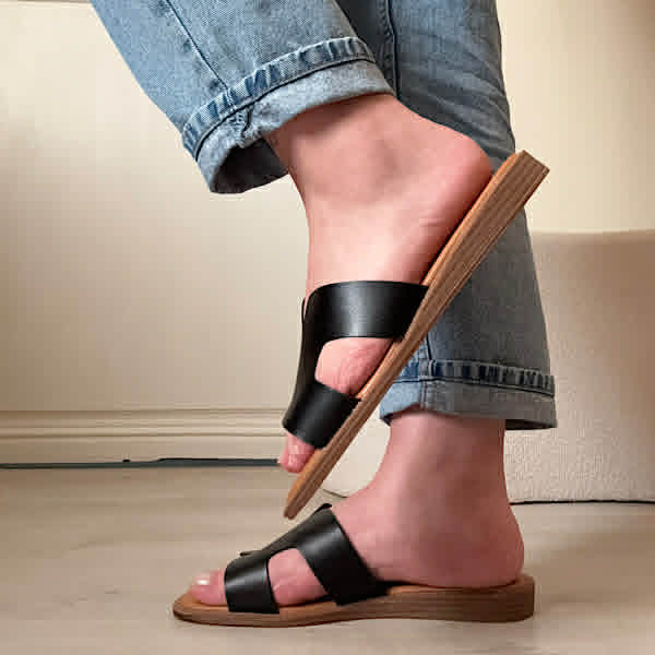 Mules noires "Léna" – Image 3