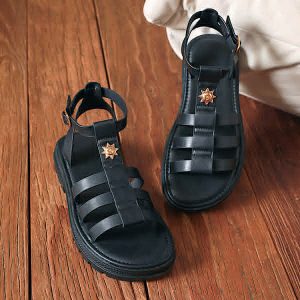 Sandales noires "Charline"